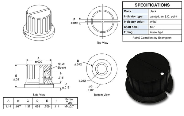 Fulltone Large Speed Knob (LSK)