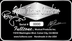 Custom Shop Robin Trower Overdrive (CS-RTO) - Cosmetic Blem